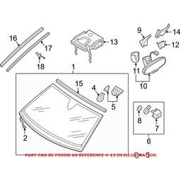 Audi Lane Departure System Camera 8W0907217B